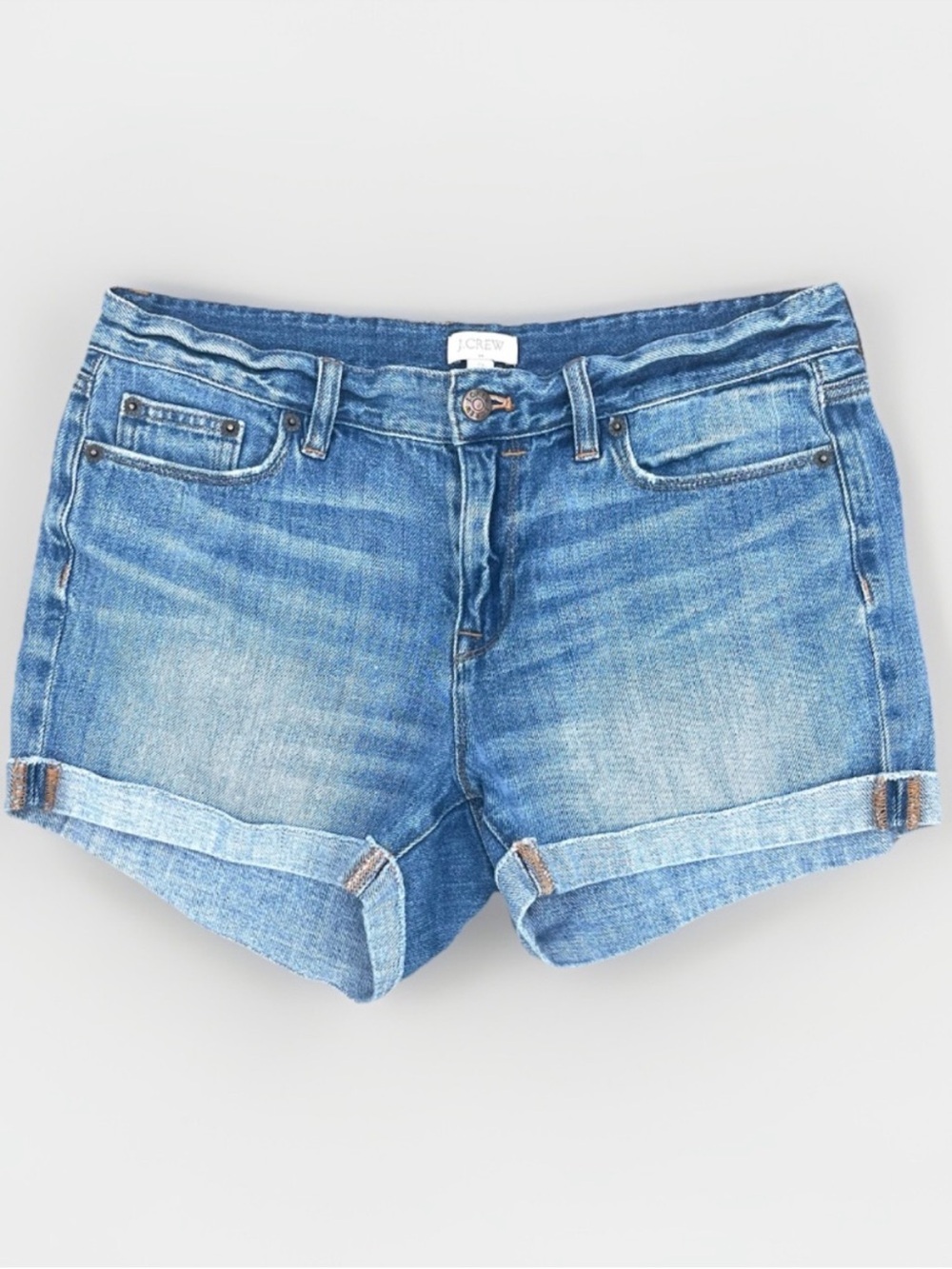 J. Crew Factory Denim Jean Shorts Medium Wash Size 28